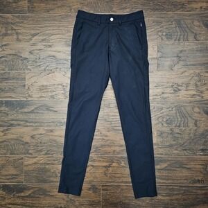 Lululemon Mens 28x31 ABC Classic-Fit 5 Pocket Pants Warpstreme True Navy Stretch